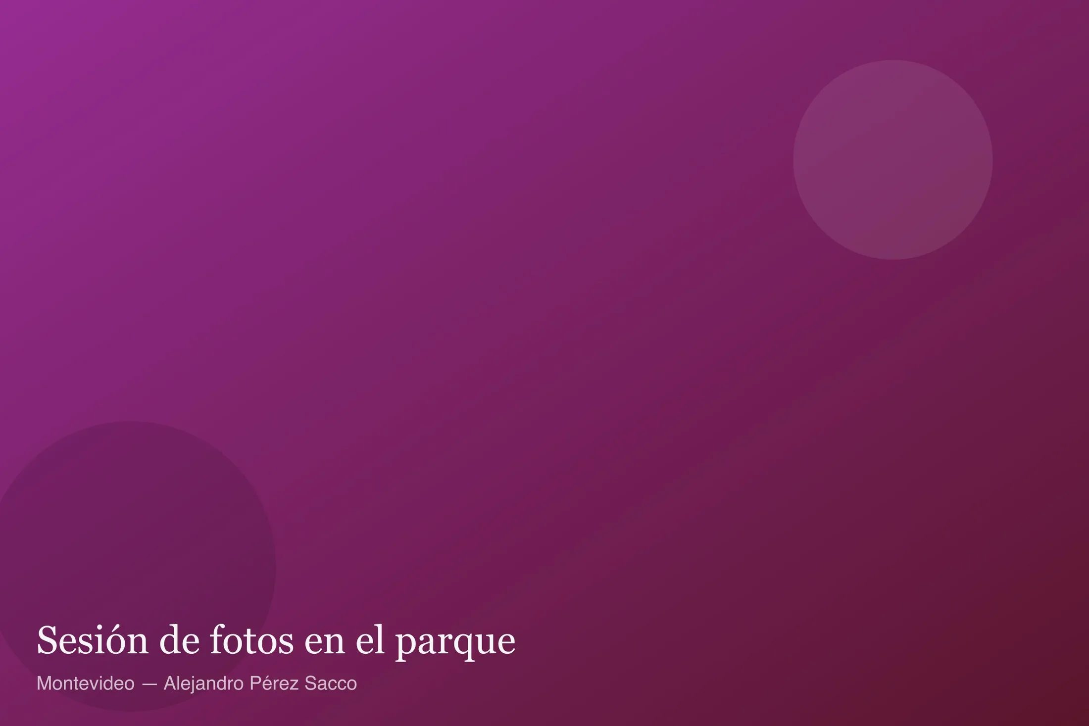 Sesión de fotos en el parque para los 15 años en Carmelo